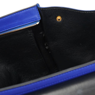 Celine Royal Blue Leather Trapeze 2-Way Bag