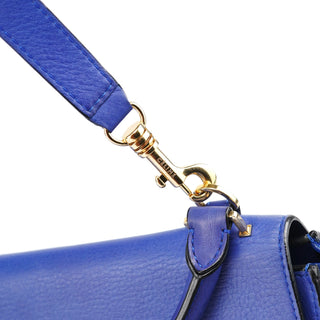 Celine Royal Blue Leather Trapeze 2-Way Bag