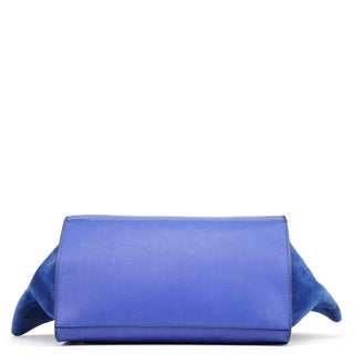 Celine Royal Blue Leather Trapeze 2-Way Bag