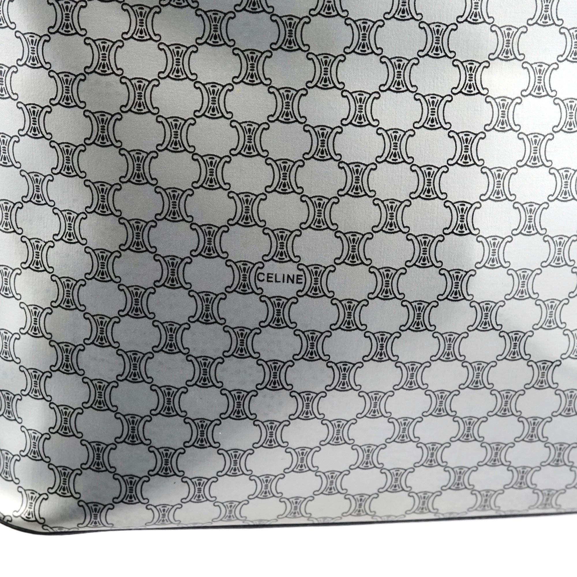 Celine Silver Macadam Tote Bag