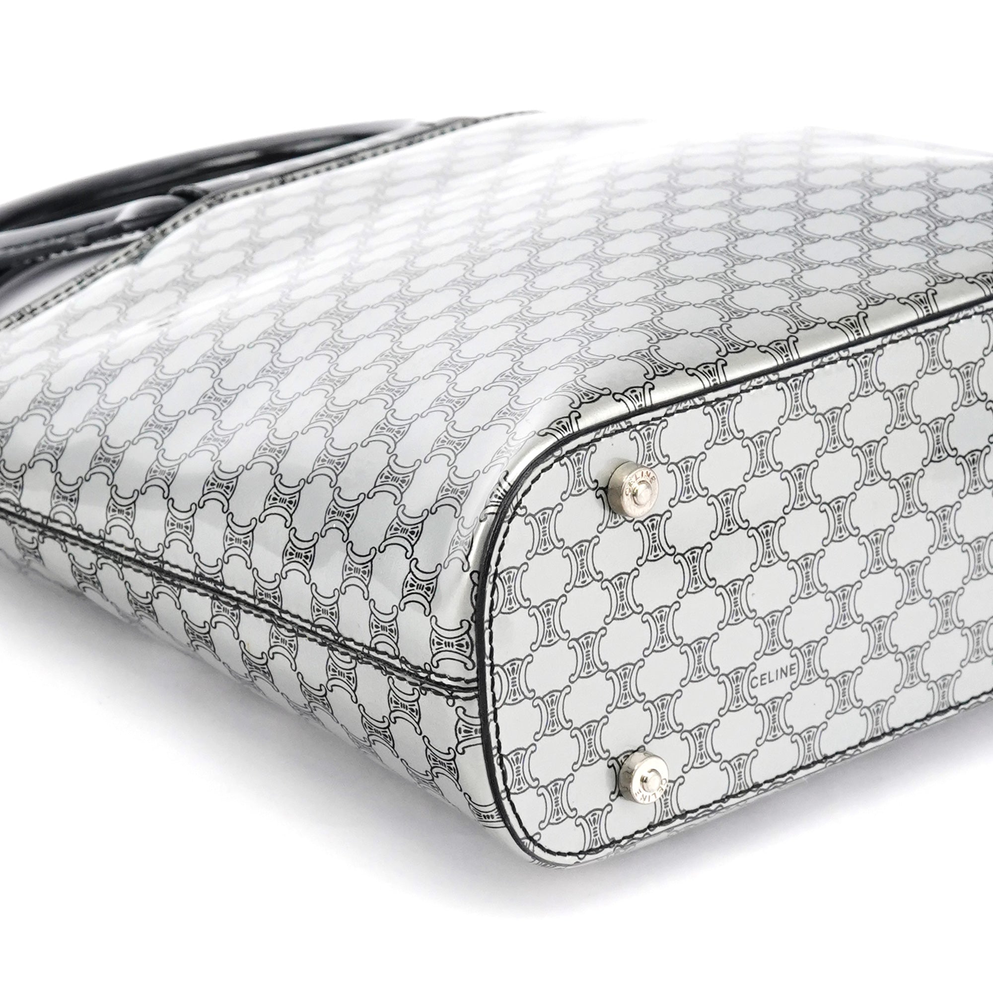 Celine Silver Macadam Tote Bag