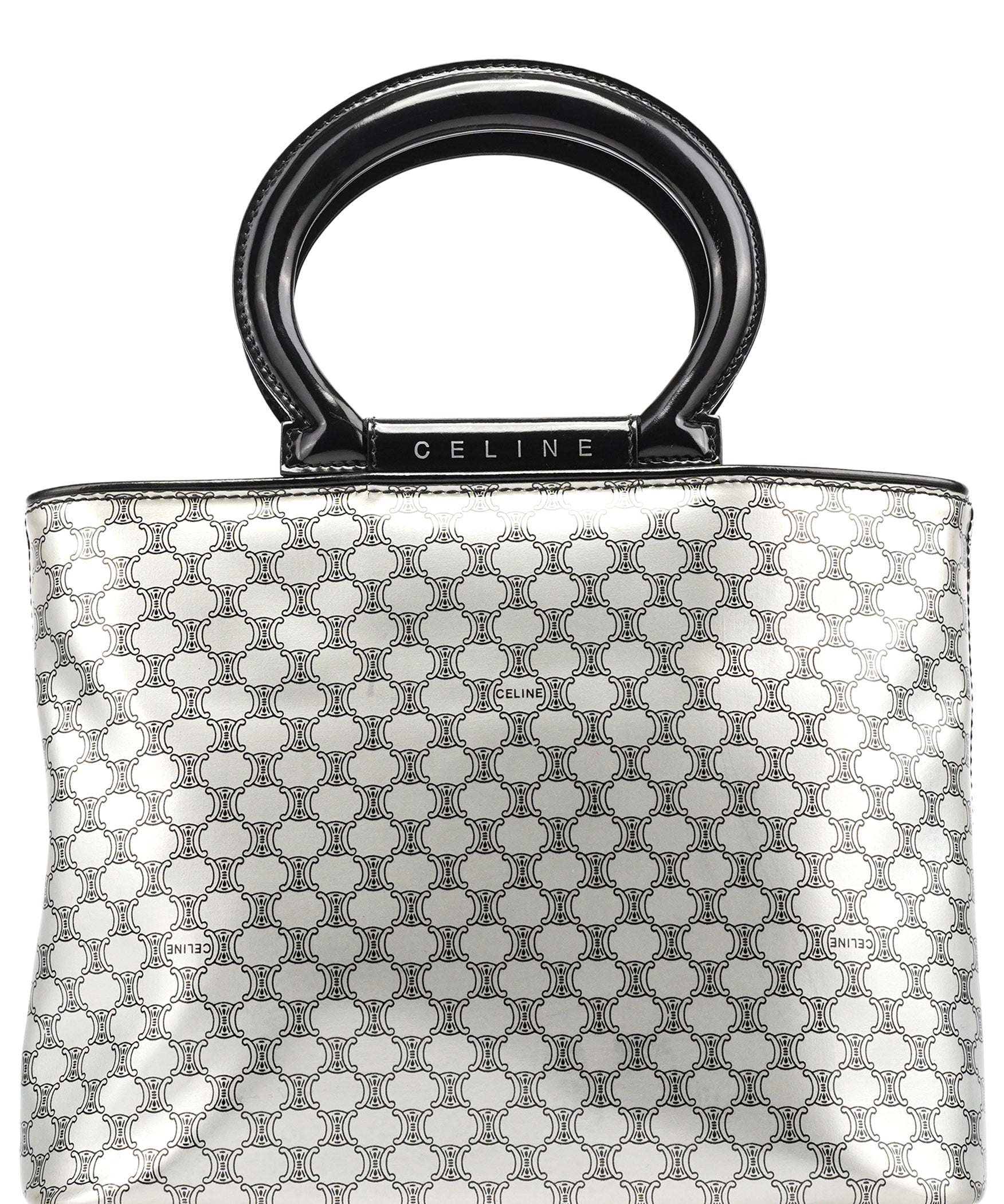 Celine Silver Macadam Tote Bag