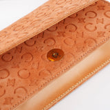 Celine Tan Macadam Suede Shoulder Bag