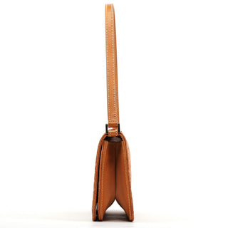 Celine Tan Macadam Suede Shoulder Bag