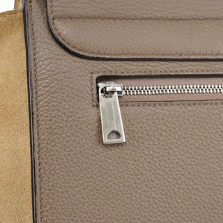 Celine Taupe Leather Trapeze 2-Way Bag
