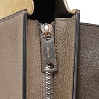 Celine Taupe Leather Trapeze 2-Way Bag