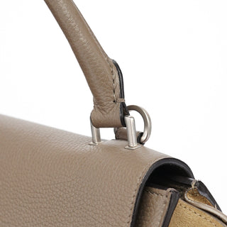 Celine Taupe Leather Trapeze 2-Way Bag