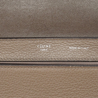 Celine Taupe Leather Trapeze 2-Way Bag