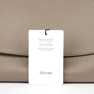 Celine Taupe Leather Trapeze 2-Way Bag