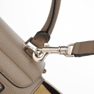 Celine Taupe Leather Trapeze 2-Way Bag