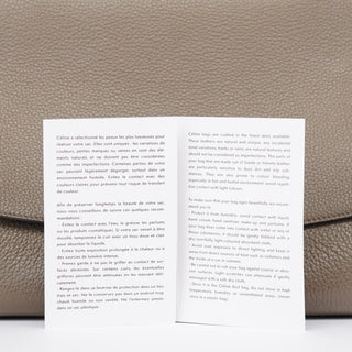 Celine Taupe Leather Trapeze 2-Way Bag