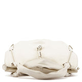 Celine White Leather Bittersweet Hobo Bag