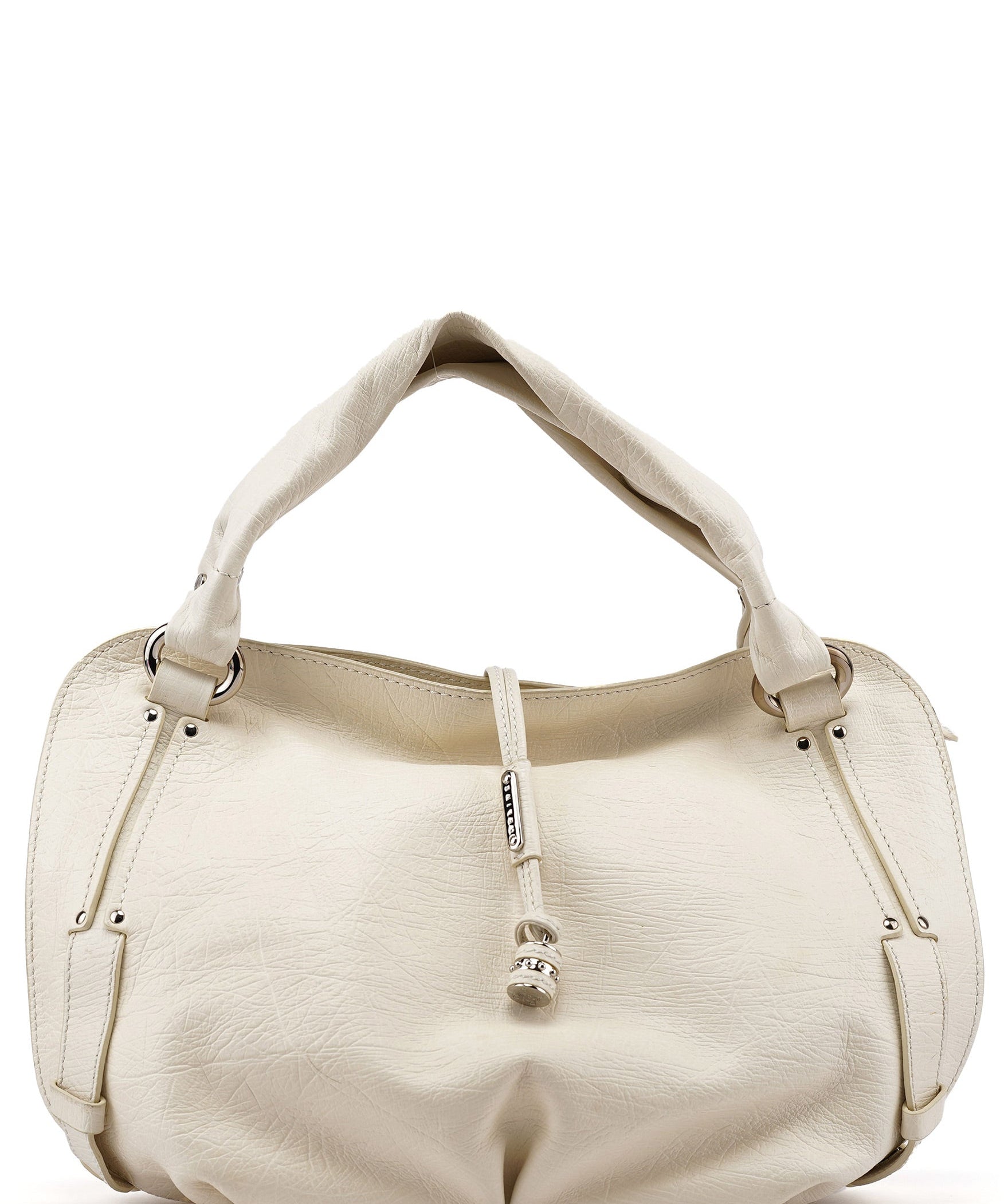 Celine Bittersweet Hobo Bag aus weißem Leder