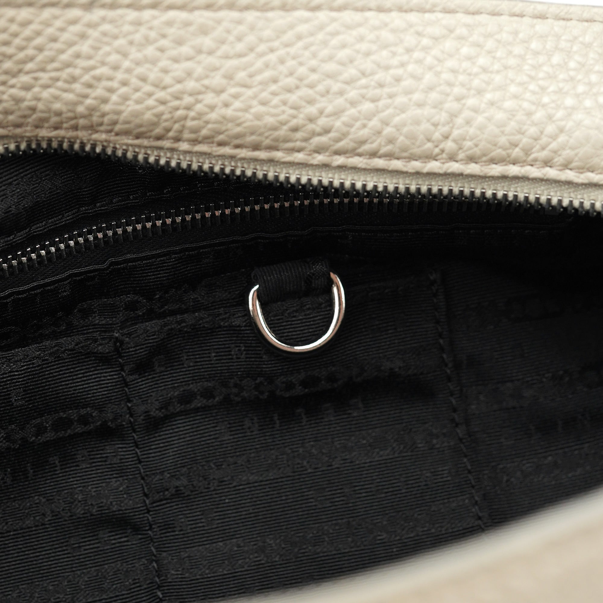 Celine Sac hobo Bittersweet en cuir blanc