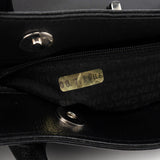Chanel Black Leather 2.55 Turnlock Tote Bag