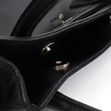 Chanel Black Leather 2.55 Turnlock Tote Bag