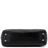 Chanel Black Leather 2.55 Turnlock Tote Bag