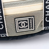 Chanel Spring 2001 Grey Nylon Sport Waist Bag