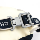 Chanel Spring 2001 Grey Nylon Sport Waist Bag