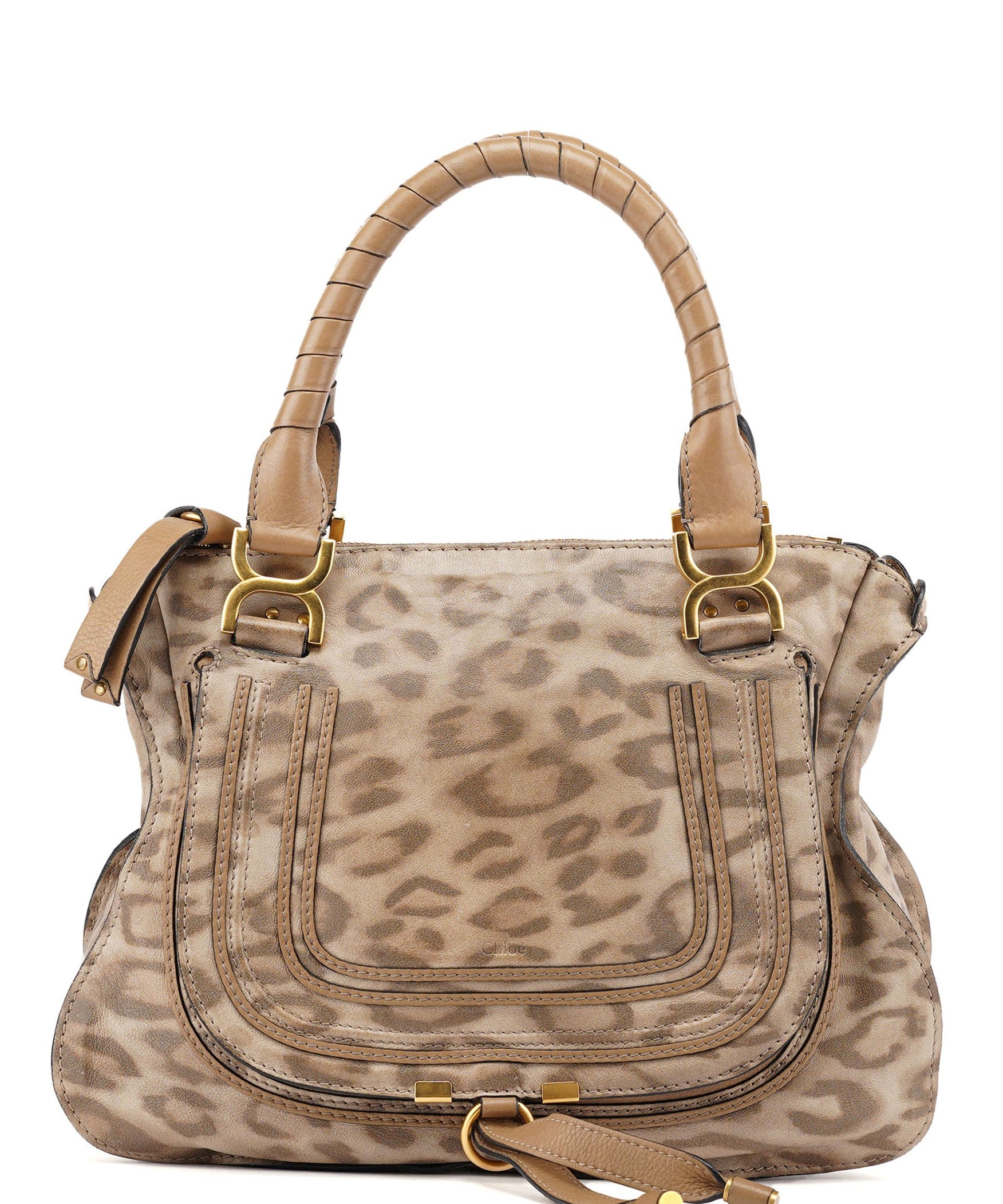 Chloé 1/150 Brown Leather Cheetah Marcie Bag