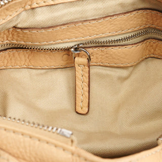 Chloe 5366 Beige Leather Paddington Shoulder Bag