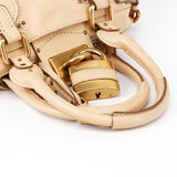 Chloé Sac porté épaule Paddington petit modèle en cuir beige