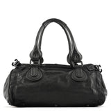 Chloé All Black Leather Paddington Shoulder Bag