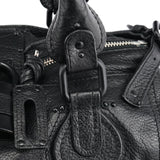 Chloé All Black Leather Paddington Shoulder Bag