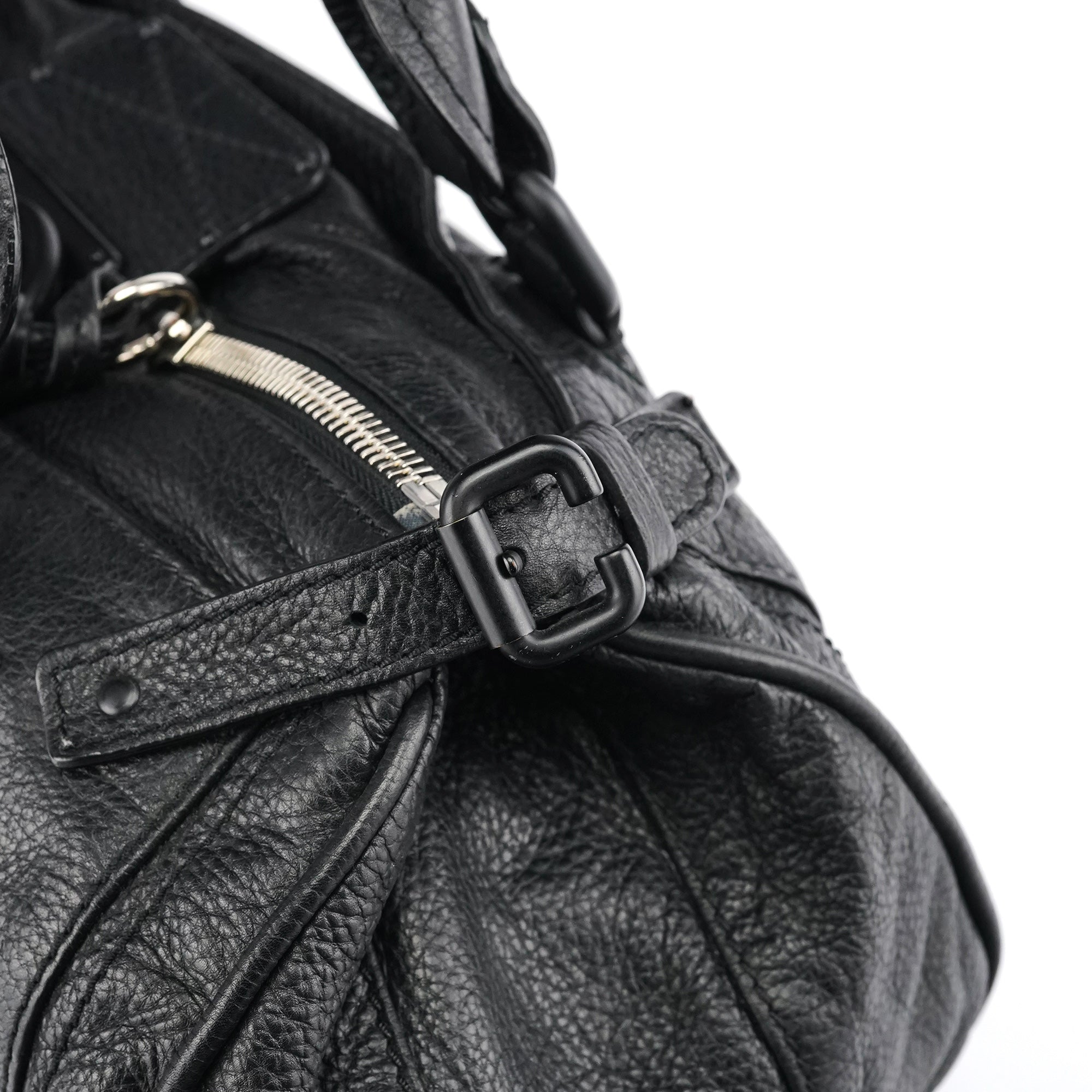 Chloé All Black Leather Paddington Shoulder Bag