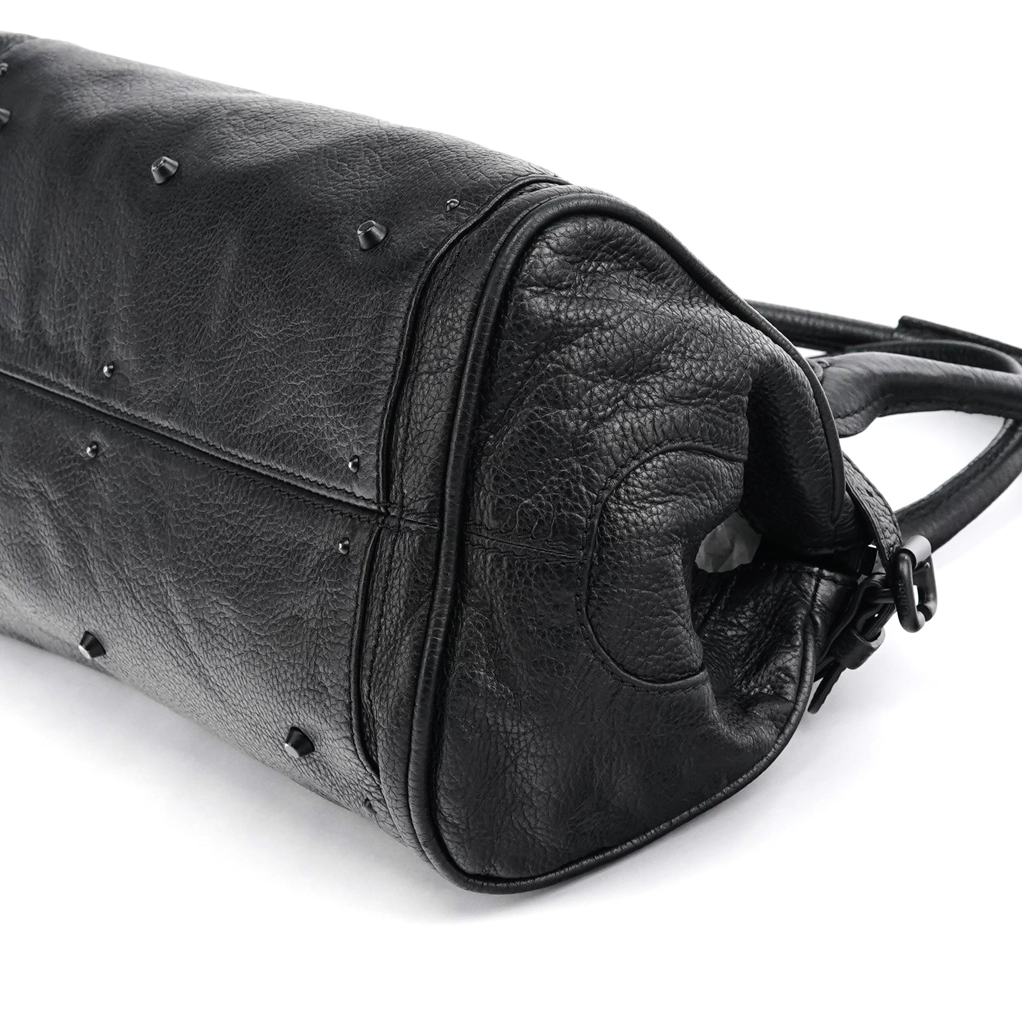 Chloé All Black Leather Paddington Shoulder Bag