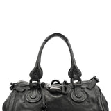 Chloé All Black Leather Paddington Shoulder Bag