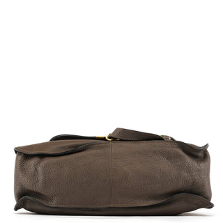 Chloe Anthracite Leather Marcie Shoulder Bag