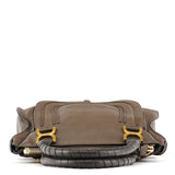 Chloe Anthracite Leather Marcie Shoulder Bag
