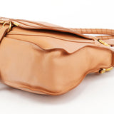 Chloe Apricot Beige Leather Marcie 2-Way Bag