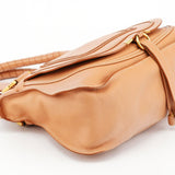 Chloe Apricot Beige Leather Marcie 2-Way Bag
