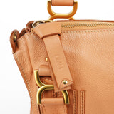 Chloe Apricot Beige Leather Marcie 2-Way Bag