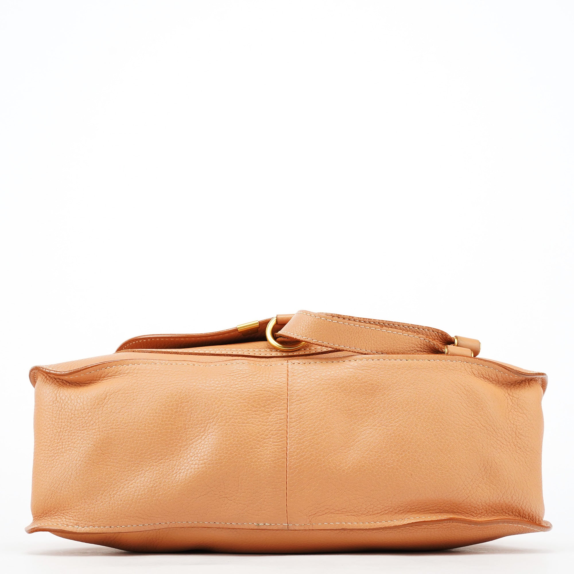 Chloe Apricot Beige Leather Marcie 2-Way Bag