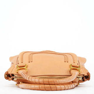 Chloe Apricot Beige Leather Marcie 2-Way Bag