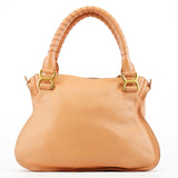 Chloe Apricot Beige Leather Marcie 2-Way Bag