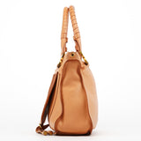 Chloe Apricot Beige Leather Marcie 2-Way Bag