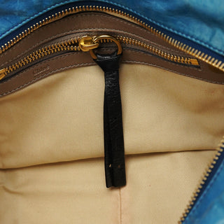Chloe Baby Blue Leather Bay 2-Way Bag