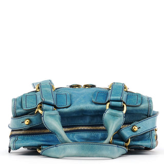 Chloe Baby Blue Leather Bay 2-Way Bag