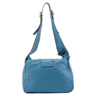 Chloe Baby Blue Leather Paddington Shoulder Bag