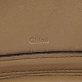 Chloé Beige Black Leather Paraty 2-Way Shoulder Bag