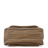 Chloé Beige Black Leather Paraty 2-Way Shoulder Bag