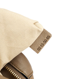 Chloé Beige Black Leather Paraty 2-Way Shoulder Bag