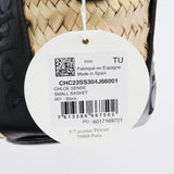 Chloé Borsa a cestino in rafia beige e nera