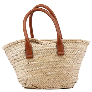 Chloé Beige Brown Marcie Basket Bag