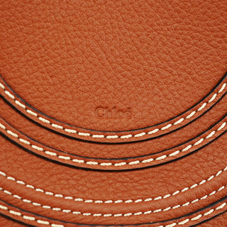 Chloé Beige Brown Marcie Basket Crossbody Bag