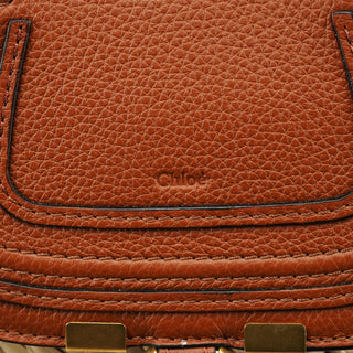 Chloe Beige Brown Raffia Marcie Basket Bag
